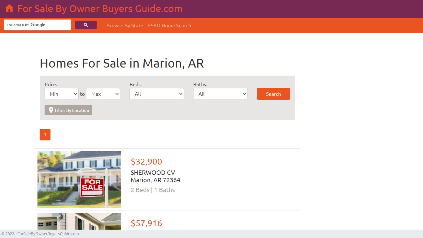 Marion, AR For Sale By Owner (FSBO) - 9 Homes